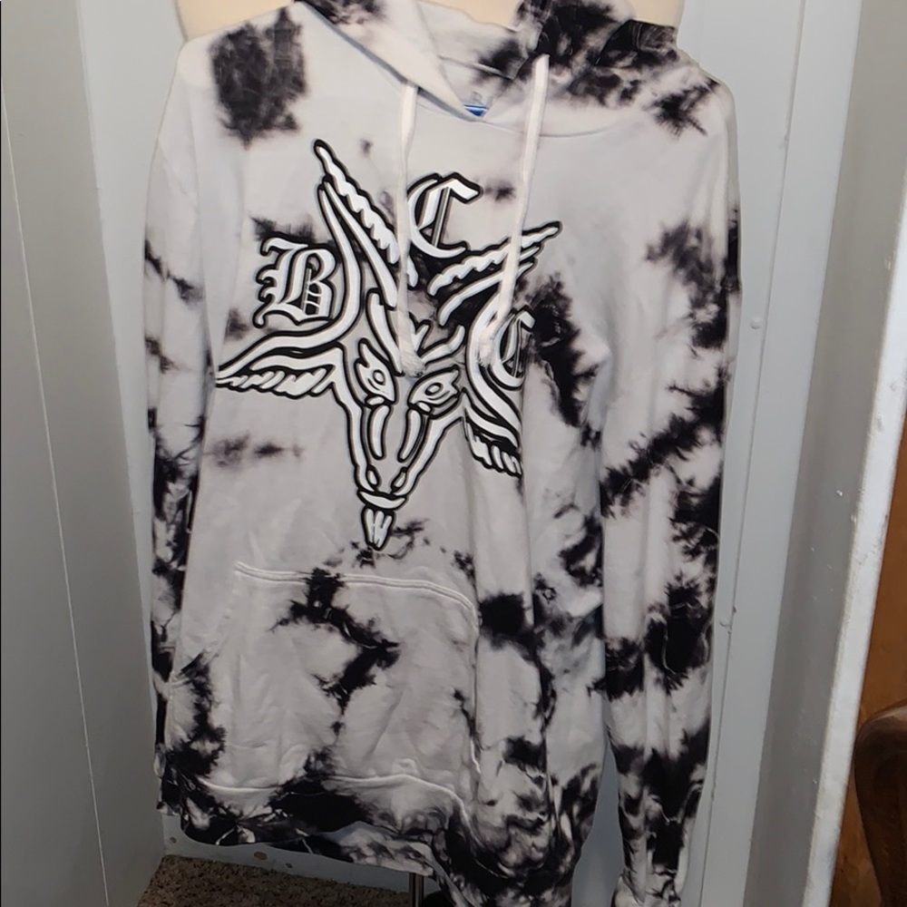 BlackCraft Cult Goat Lunar Shadow Dye Hoodie